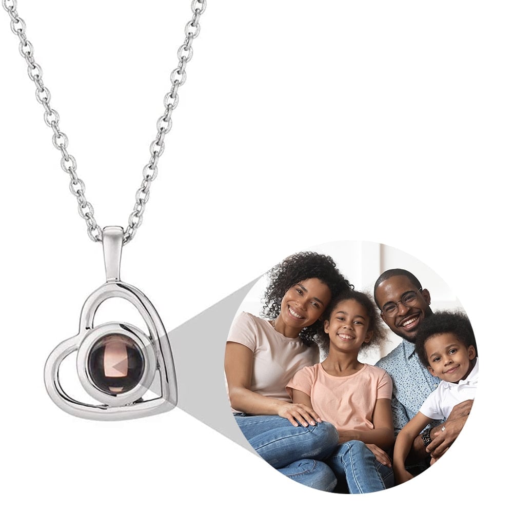 Heart Projection Photo Pendant TY001