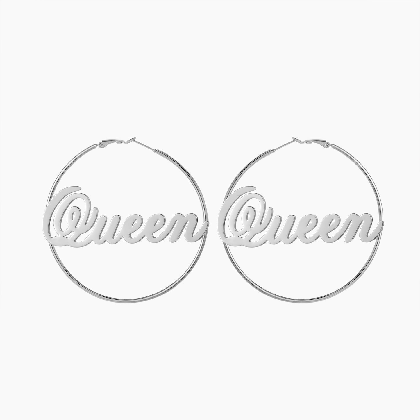 Custom Name Hoop Earrings QE20766