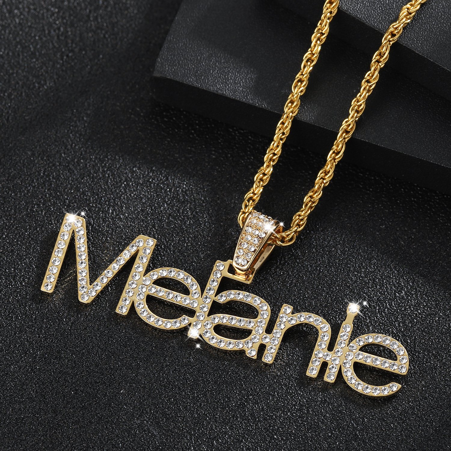 Custom Name Iced Out Pendant QN20909-1