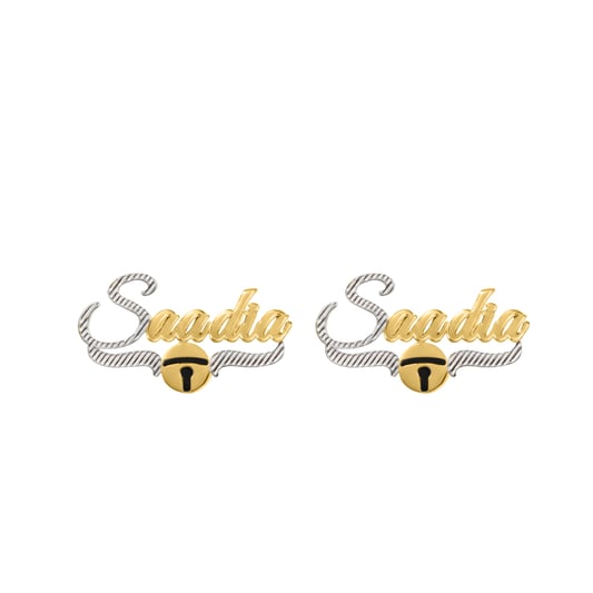 Bell Studs Gold Earrings QE991